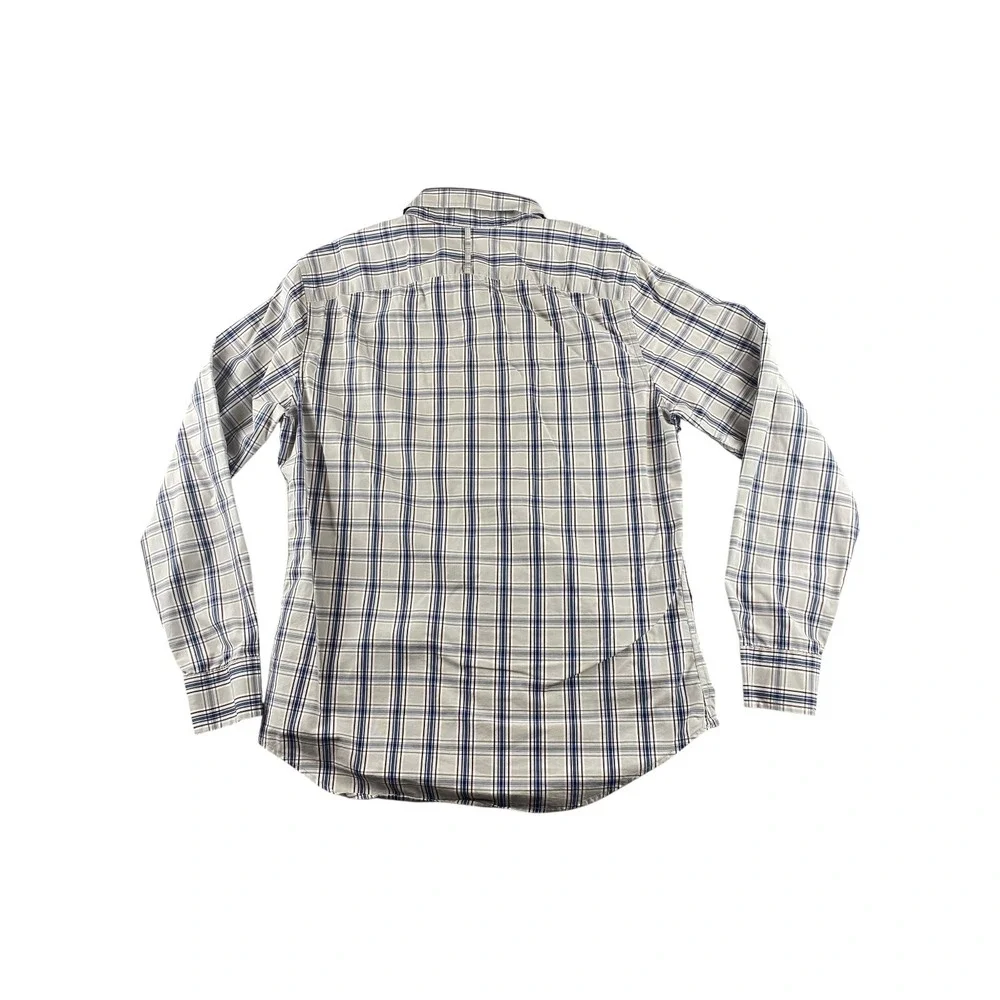 Banana Republic Grant Slim Fit Plaid Button Down‎ Shirt Mens Size M